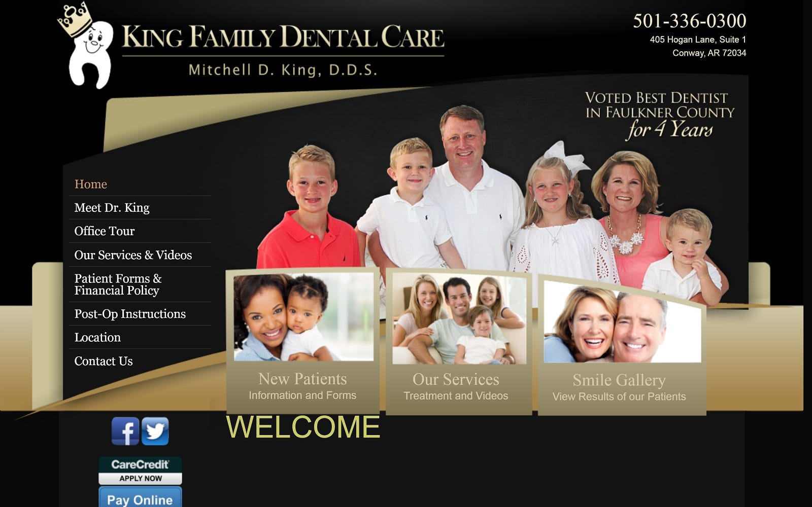 Kingfamilydental.com Screenshot