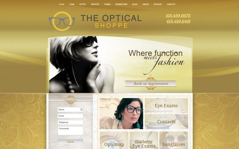 Theopticalshoppetn.com Screenshot