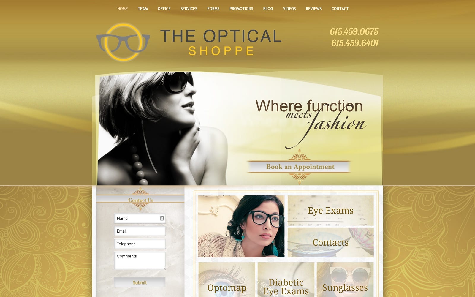 Theopticalshoppetn.com Screenshot