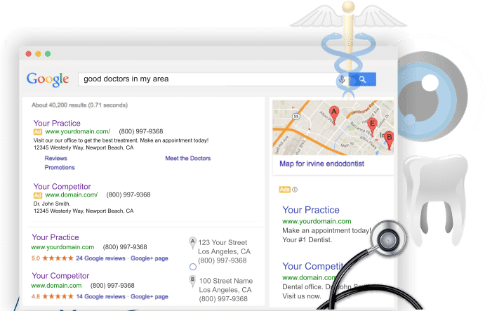 medical dental marketing online