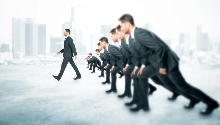 Healthcare Professionals in front of competition