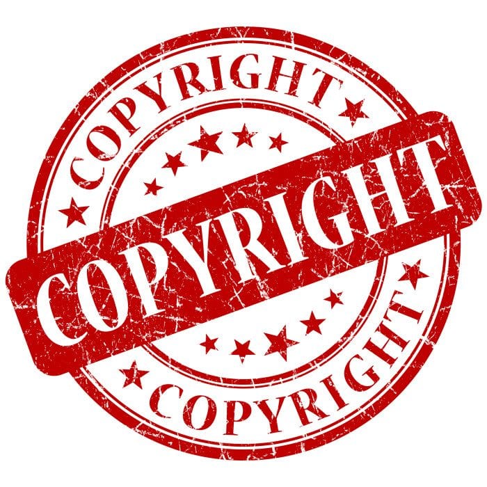 copyright logo stamp