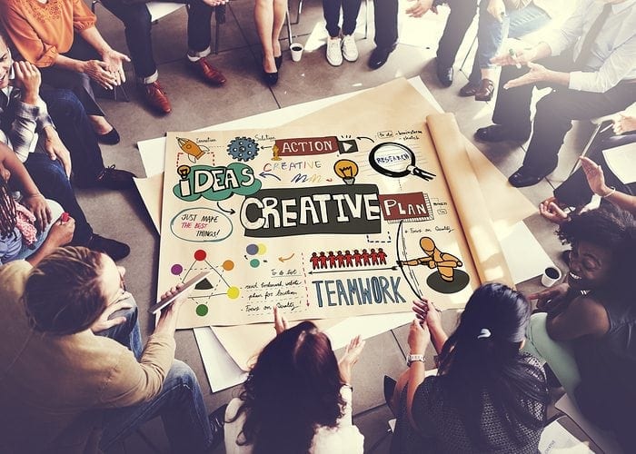 Team of creative designers