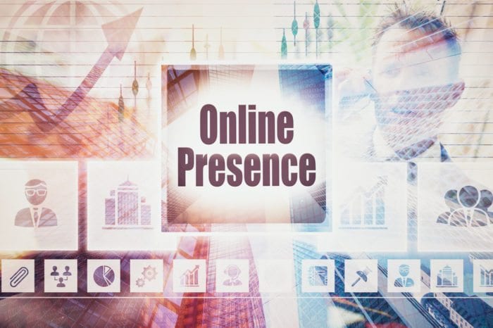 Online presence sign