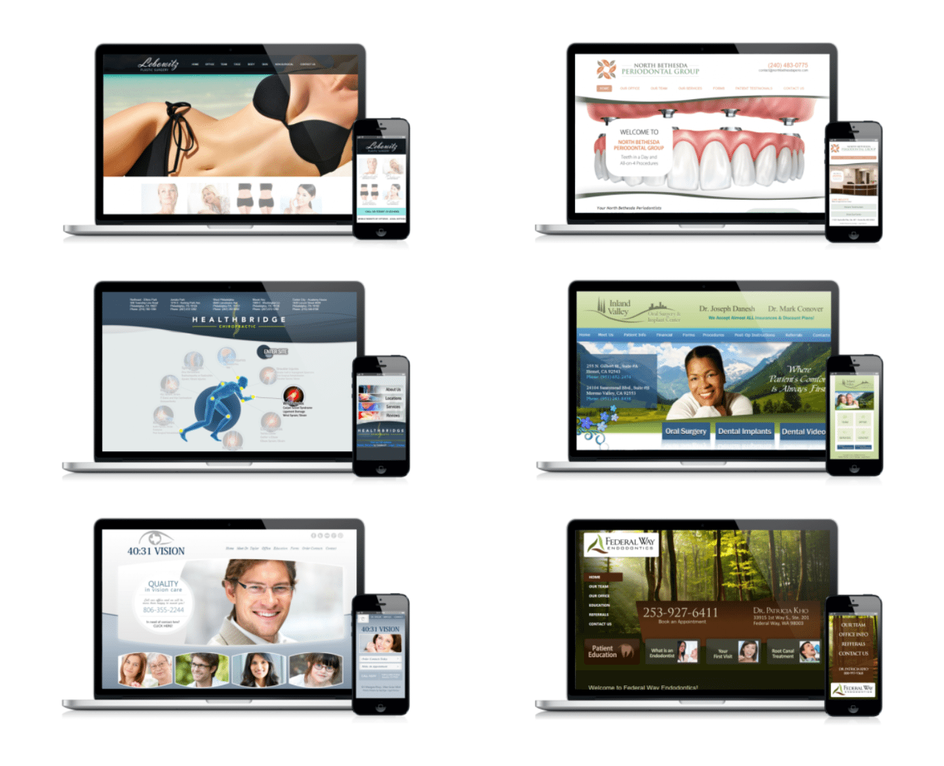 mobile friendly website samples
