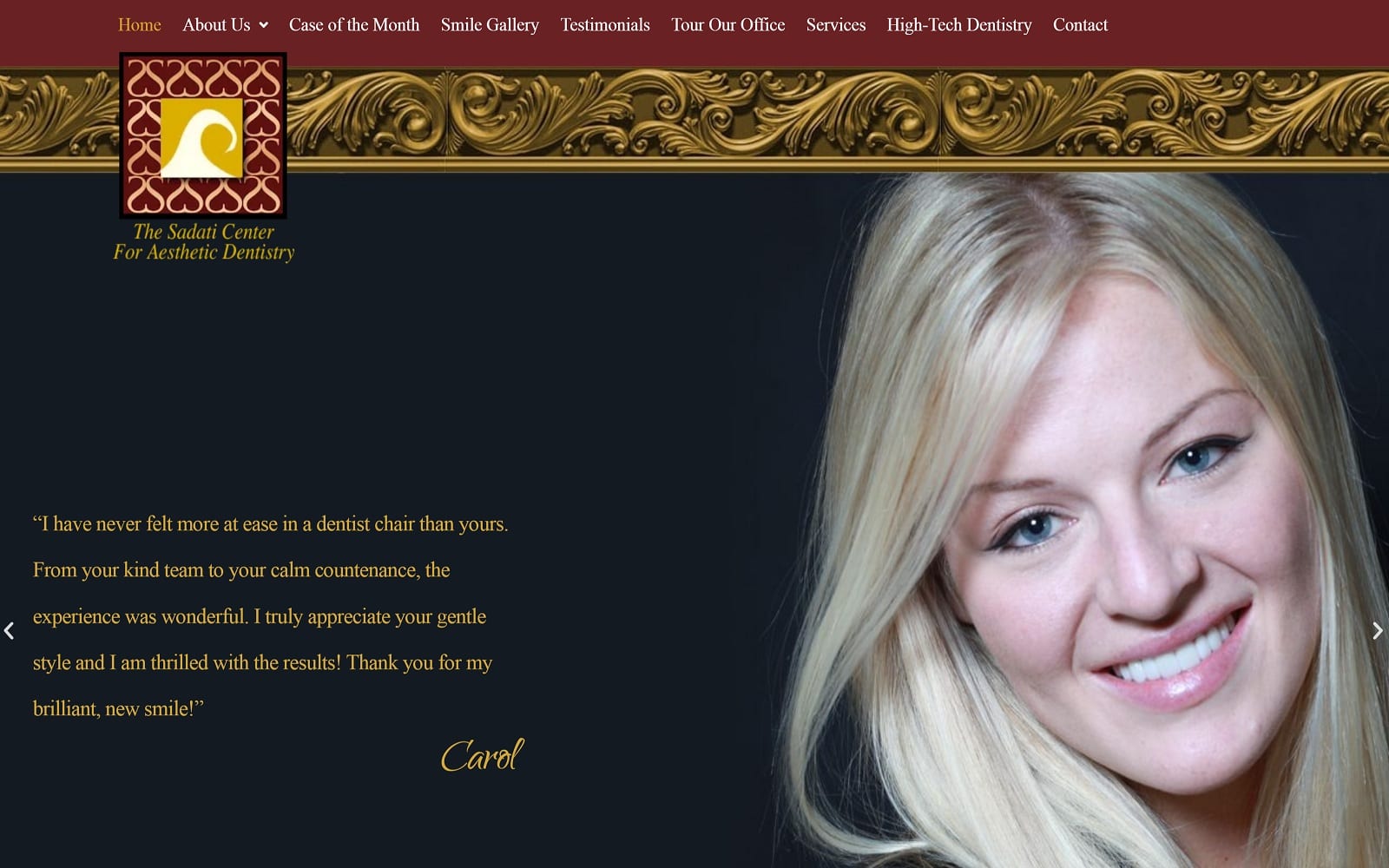 Floridassmiles.com Screenshot