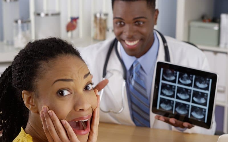 Patient Happy to See She's Pregnant