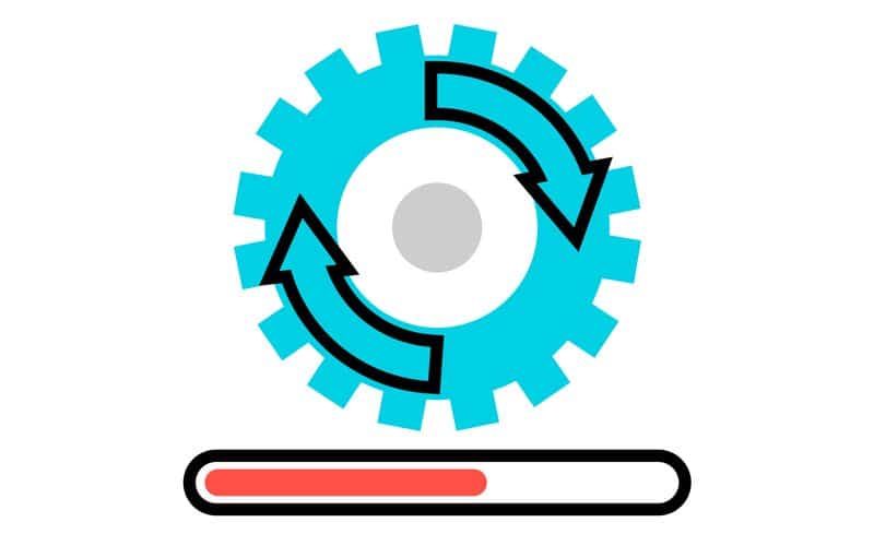 What You Should Look For In A Website Company 3 Vector Image Of Update Wheel And Loading Bar