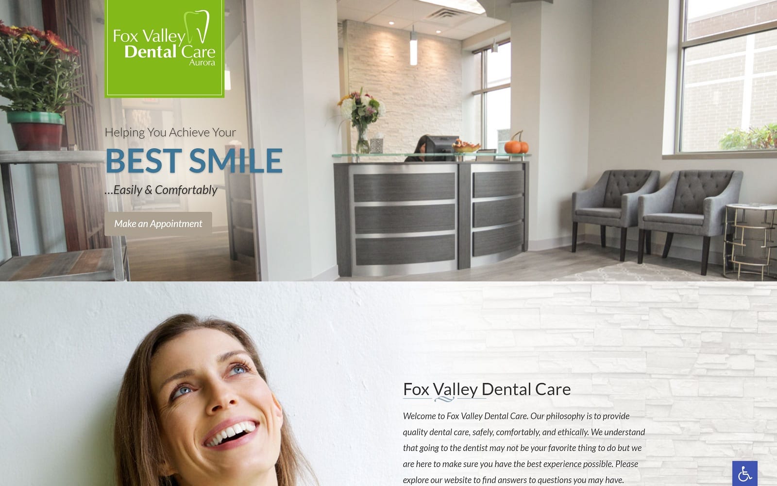 Foxvalleydental.com Screenshot