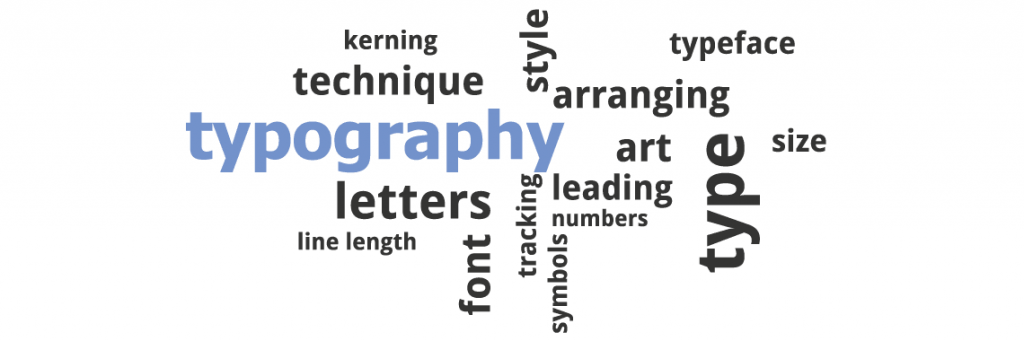 typography and fonts