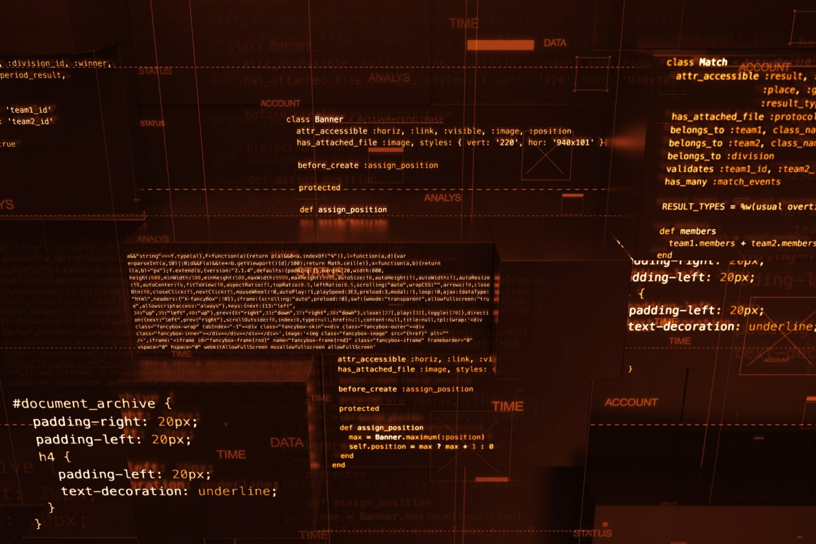 Abstract programming background