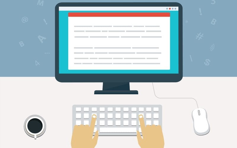 content writing illustration