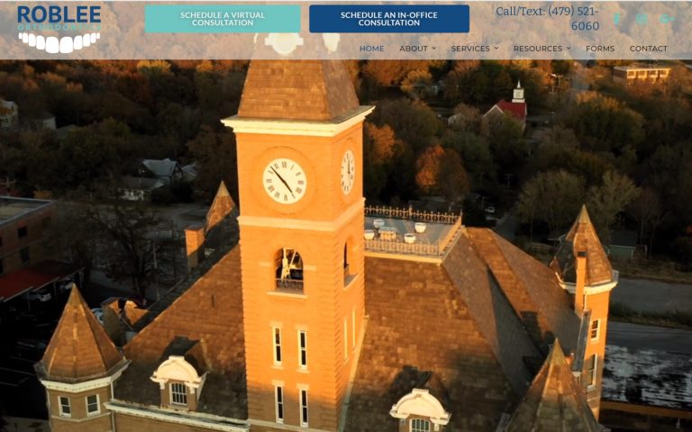 robleeortho.com screenshot