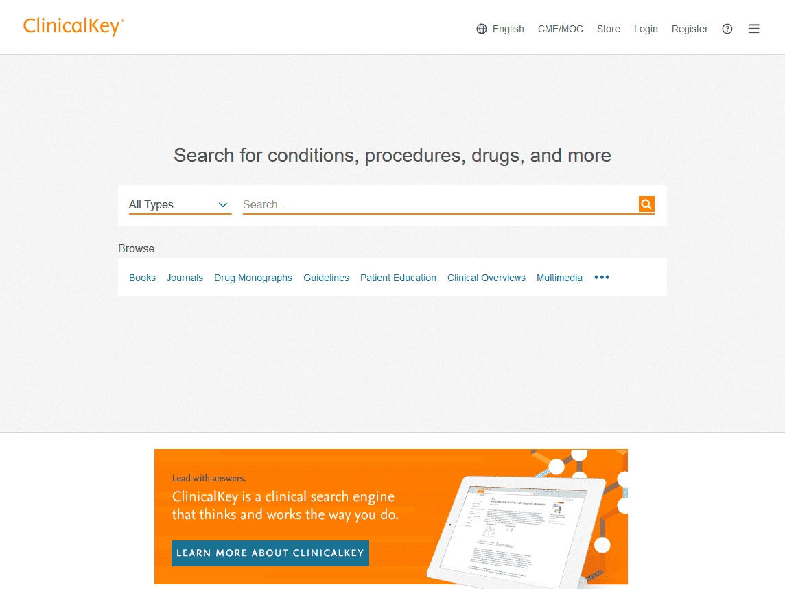 www.clinicalkey.com screenshot