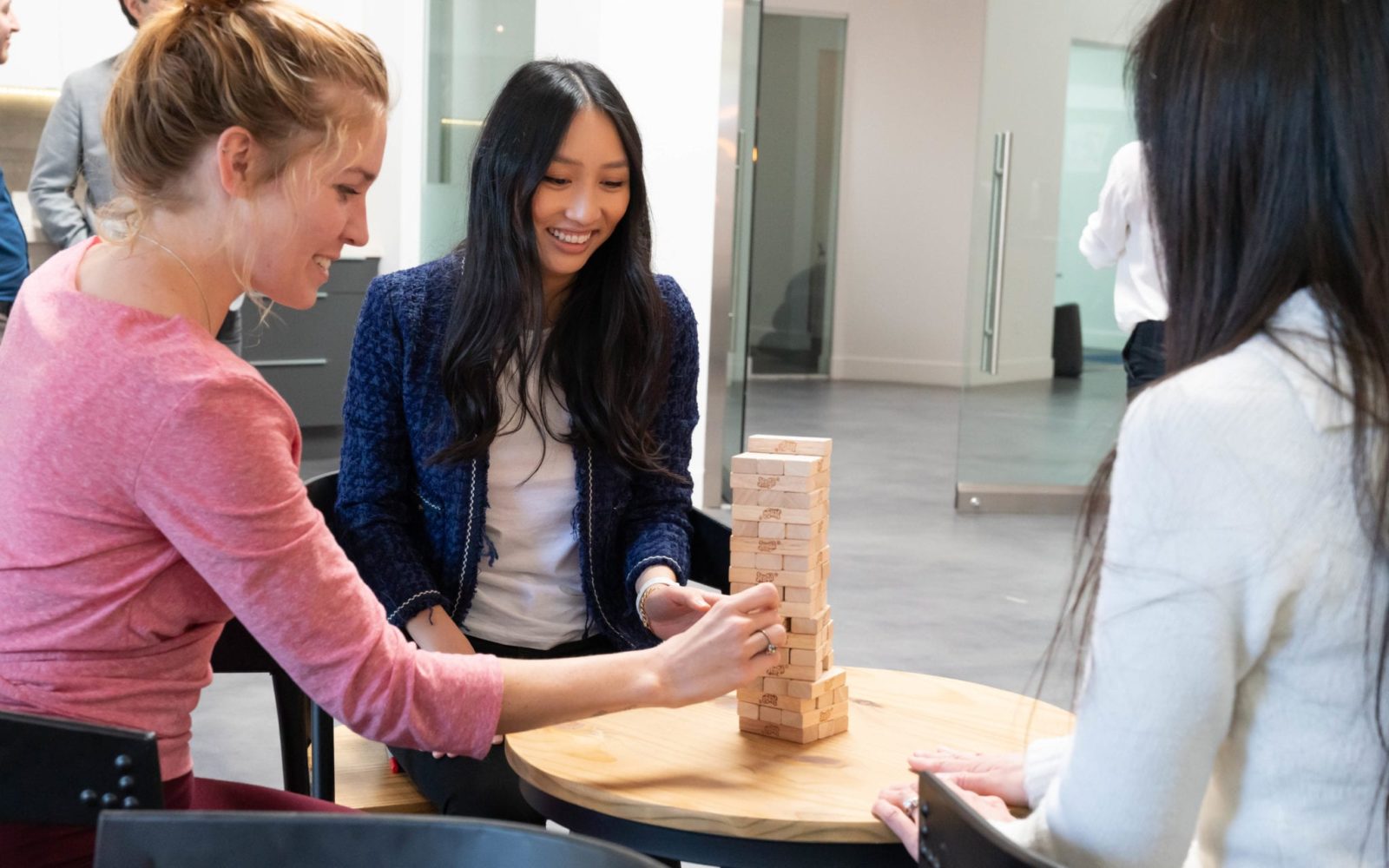 Chandra T. and Chiristina G. Playing a concentration game