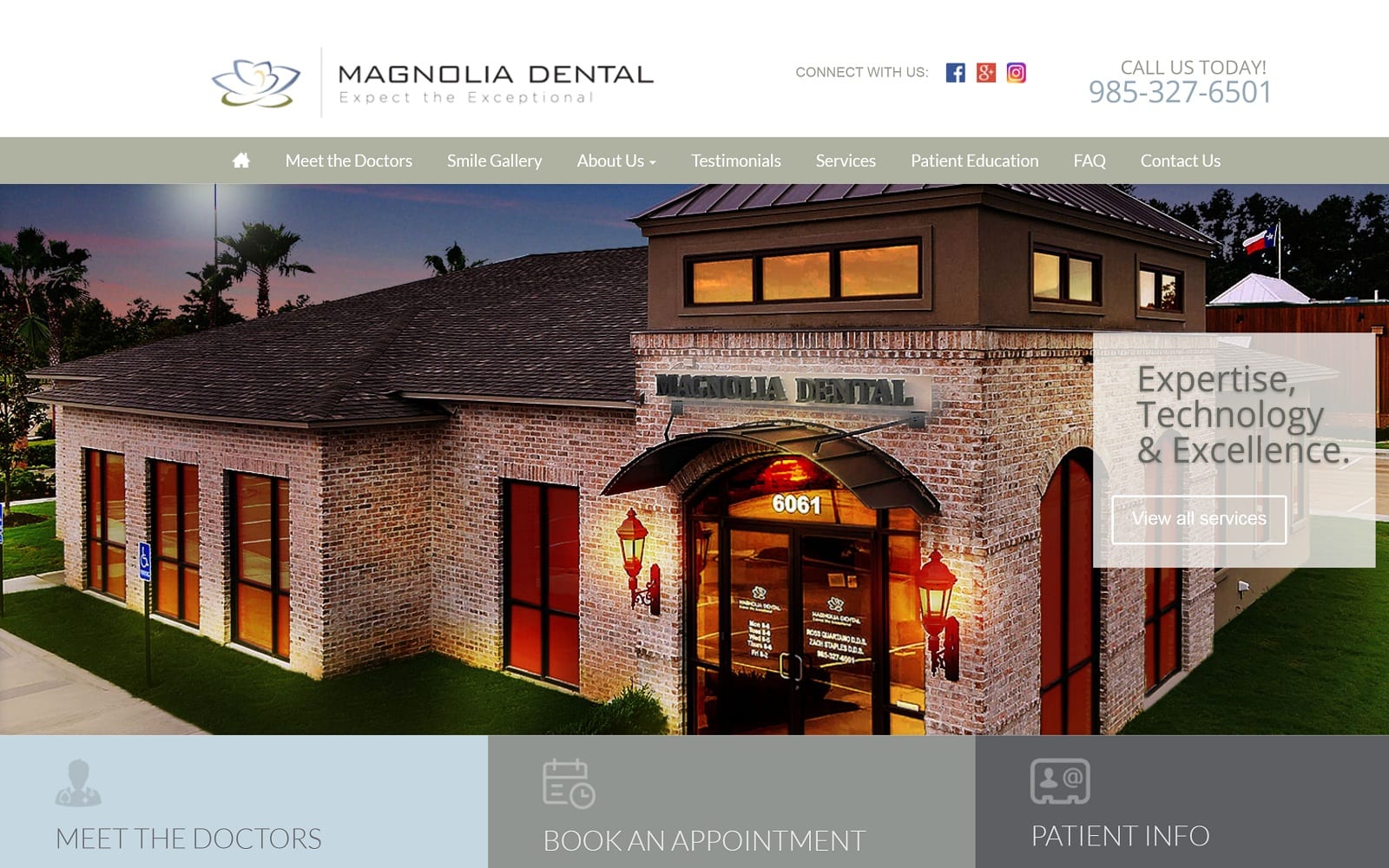 Mymagnoliadental.com Screenshot