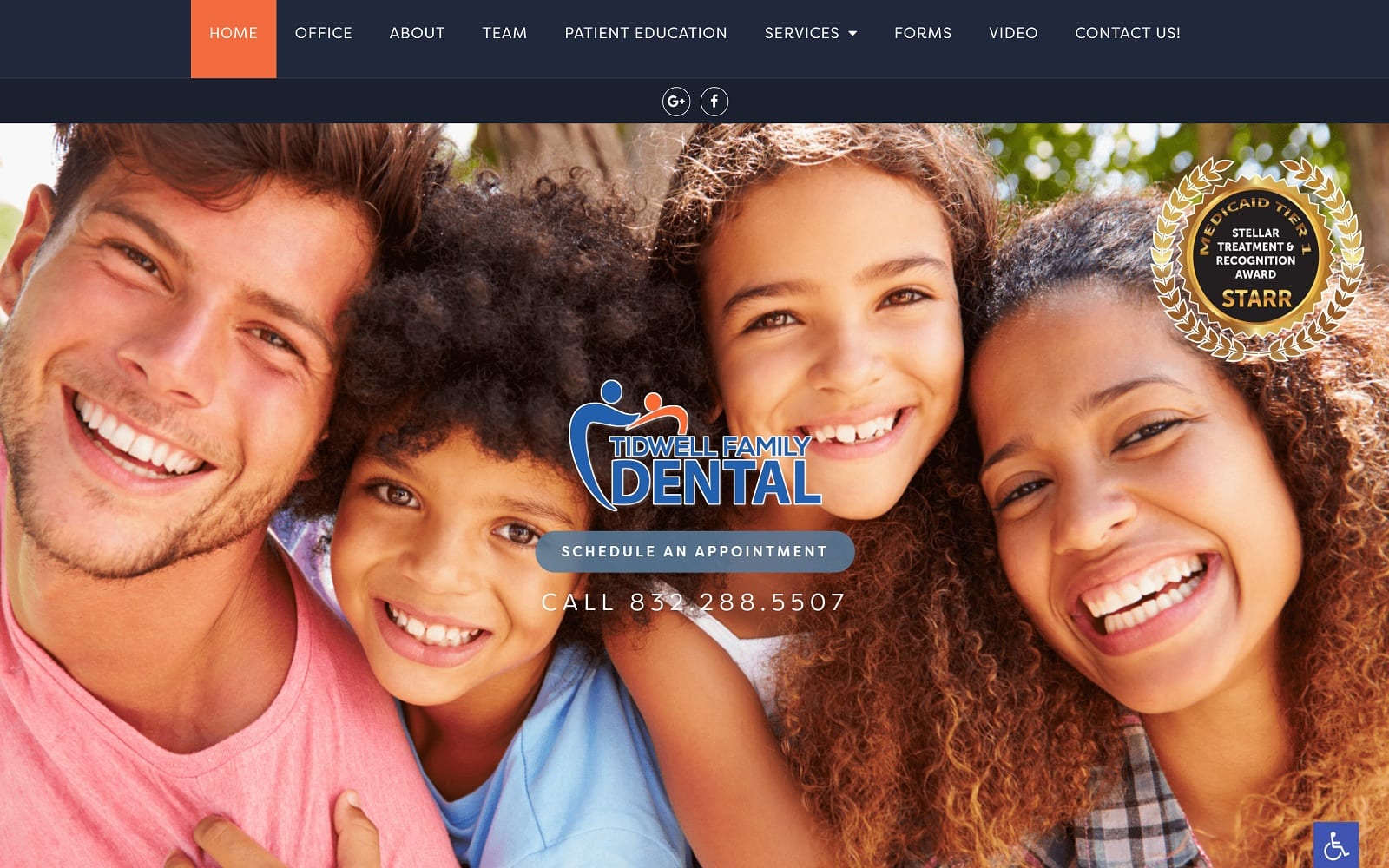 Tidwellfamilydental.com Screenshot