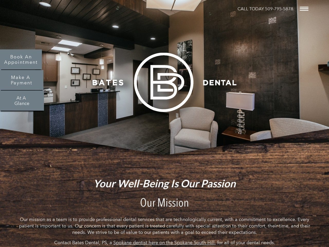 Bates Dental Website Screenshot from url batesdental.com