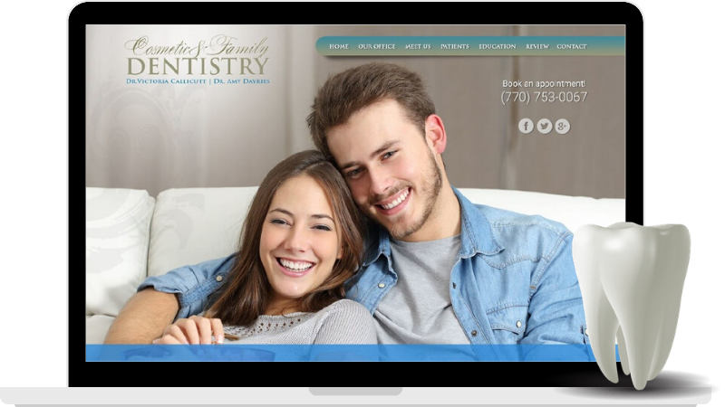 dentistry website design