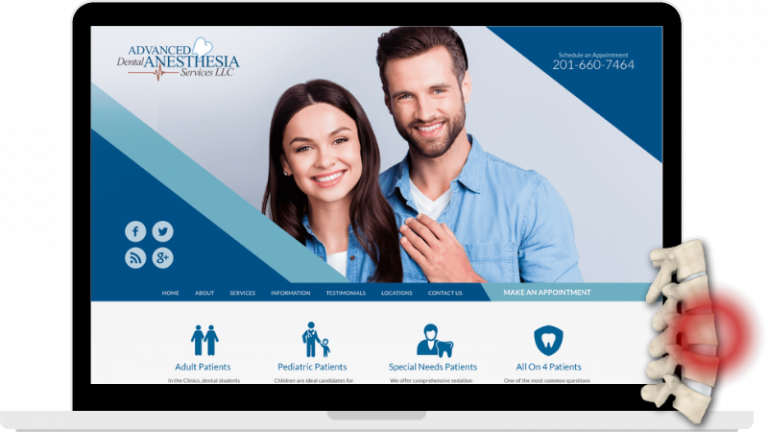 dentistry website design