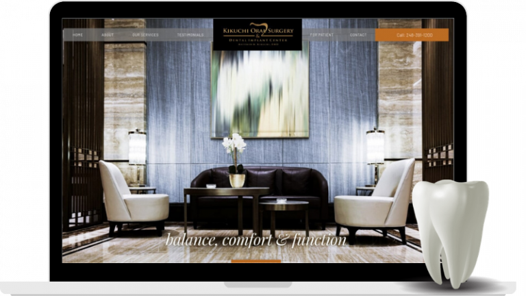 dentistry website design