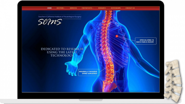 neurological surgery website design
