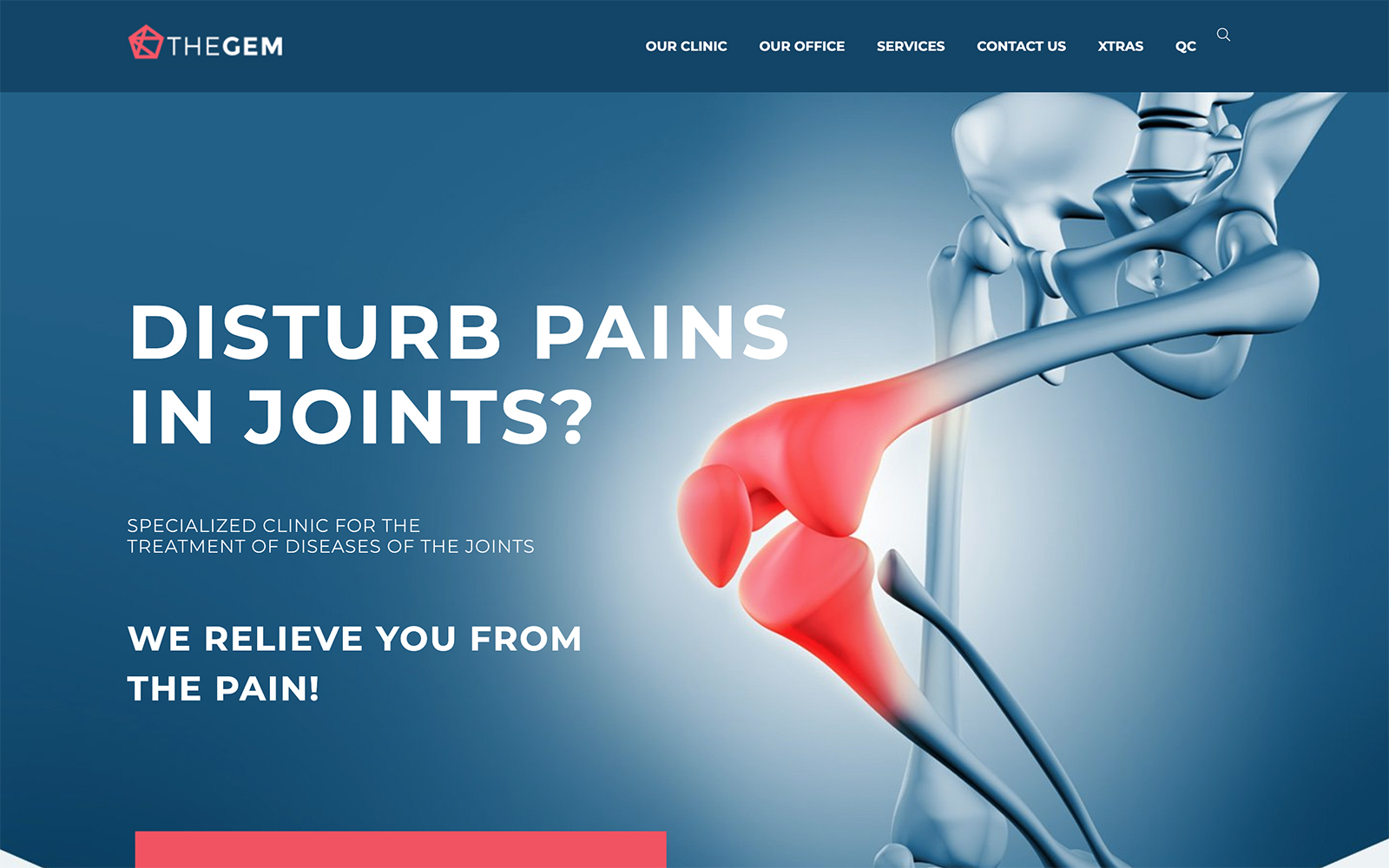 Gem Joint Pain website