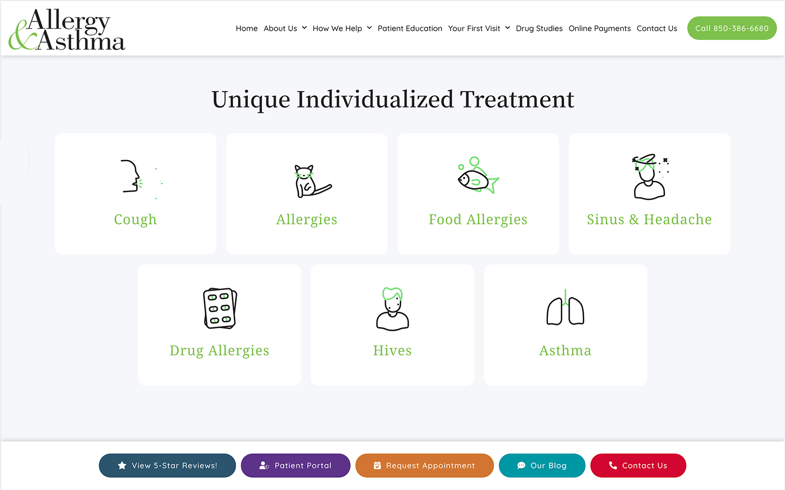 Allergy and Asthma Screenshot