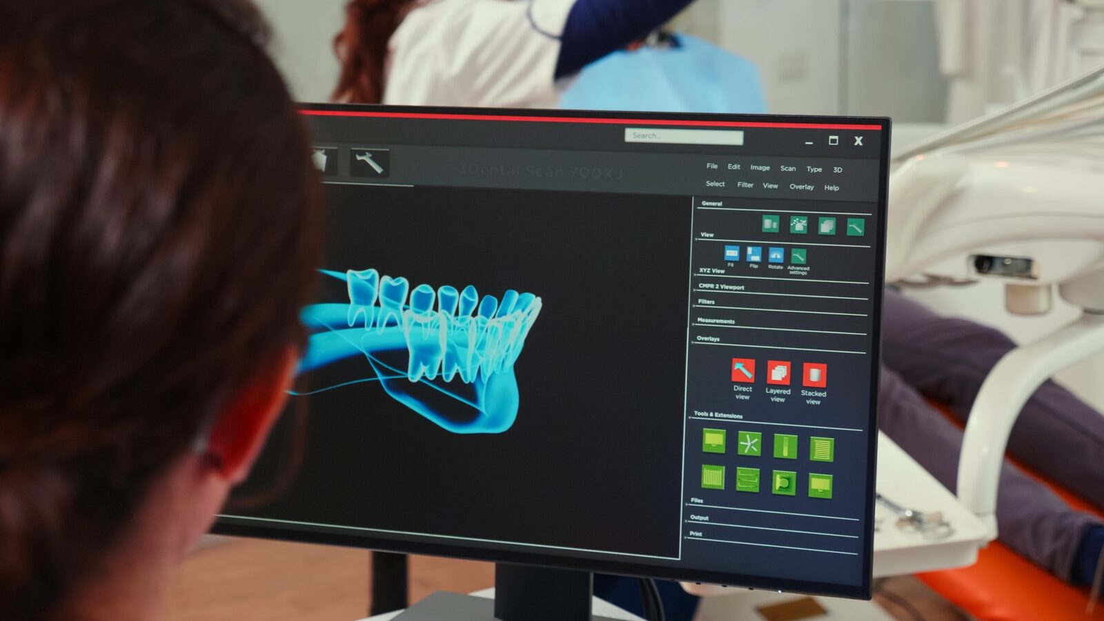 Google’s New Core Web Vitals Simplified For Dentists 2 Stomatologist Nurse Looking At Digital Dental Fingerprint On Computer