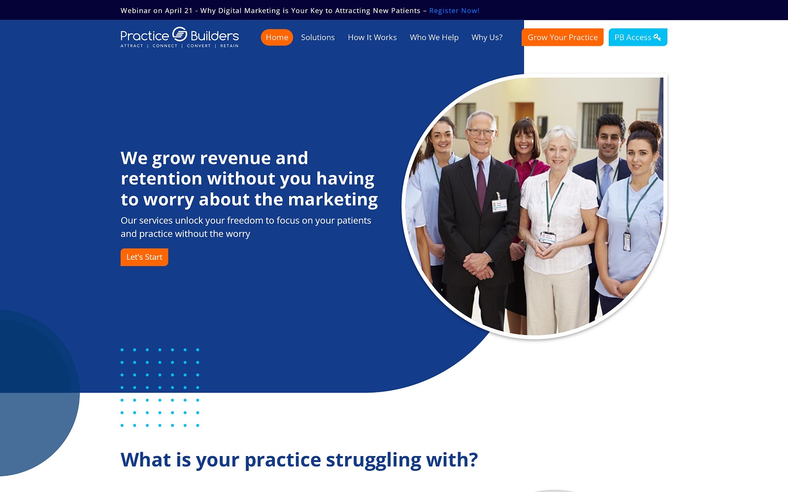 practicebuilders.com screenshot