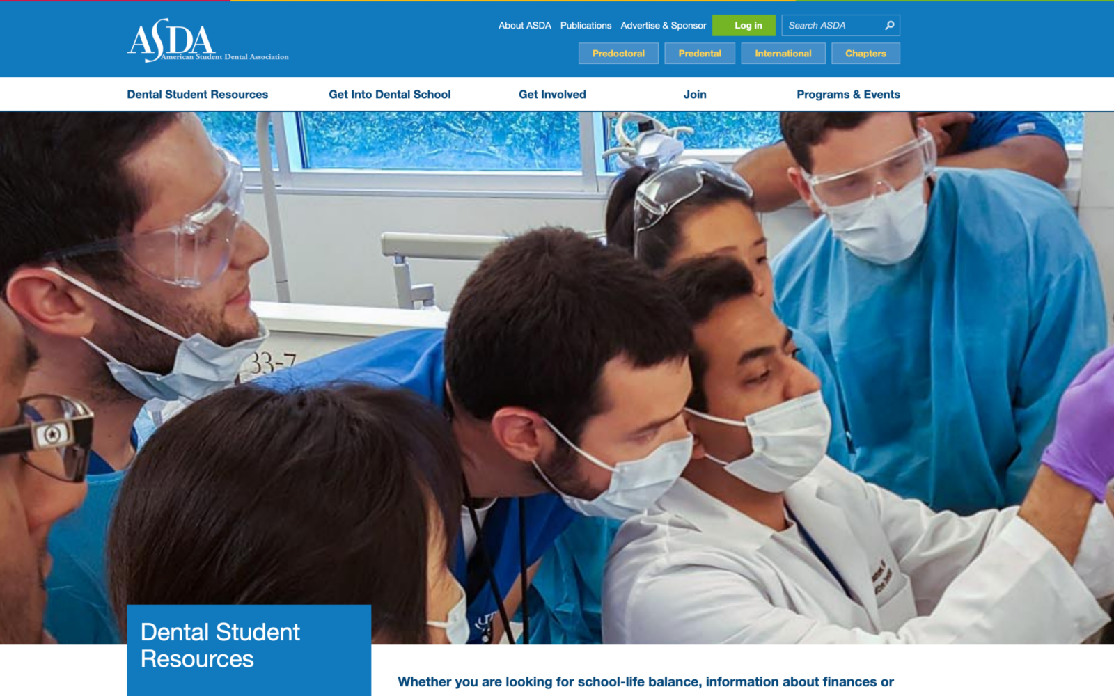 ASDA student website
