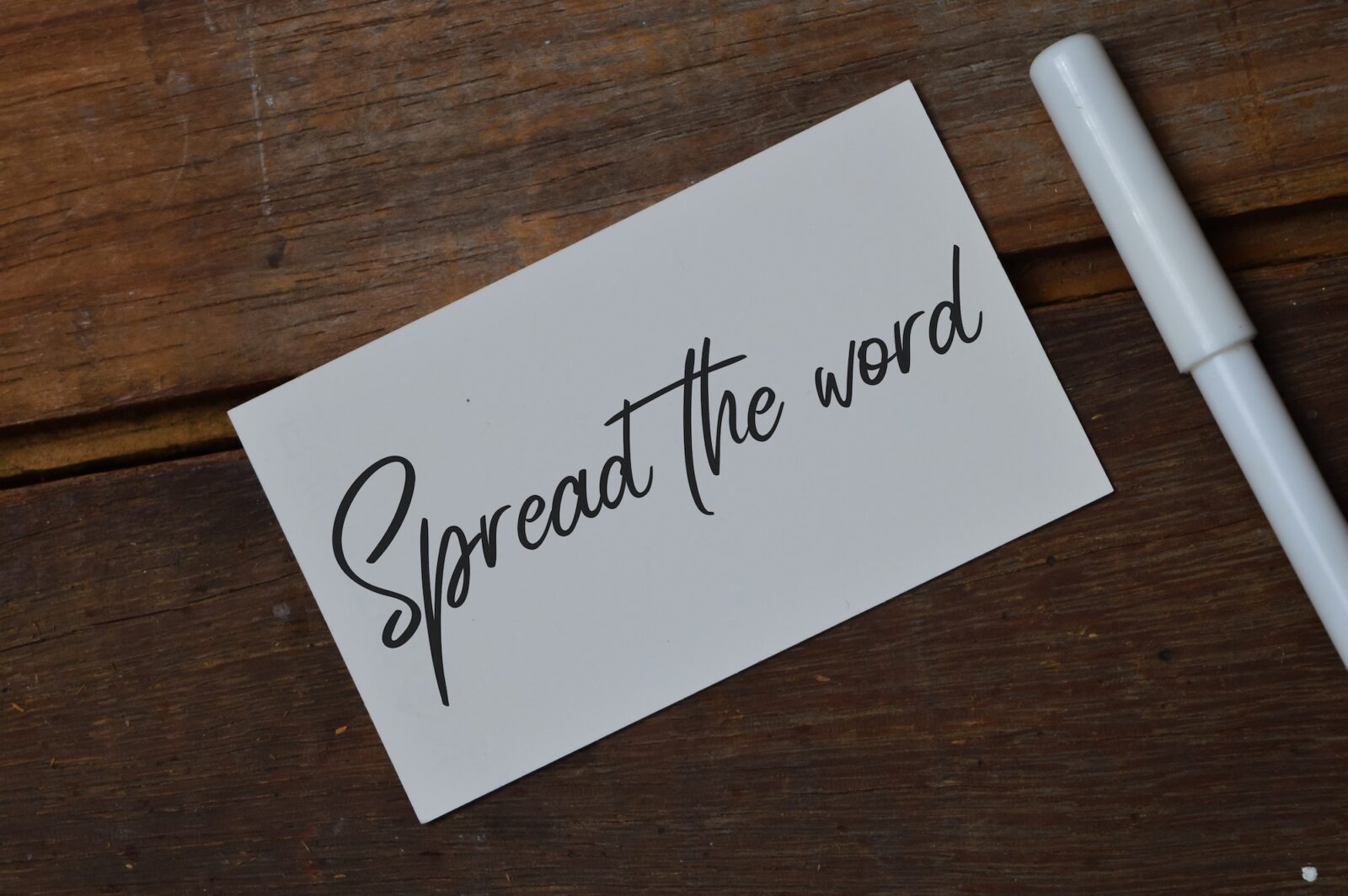 Spread the word with word-of-mouth marketing
