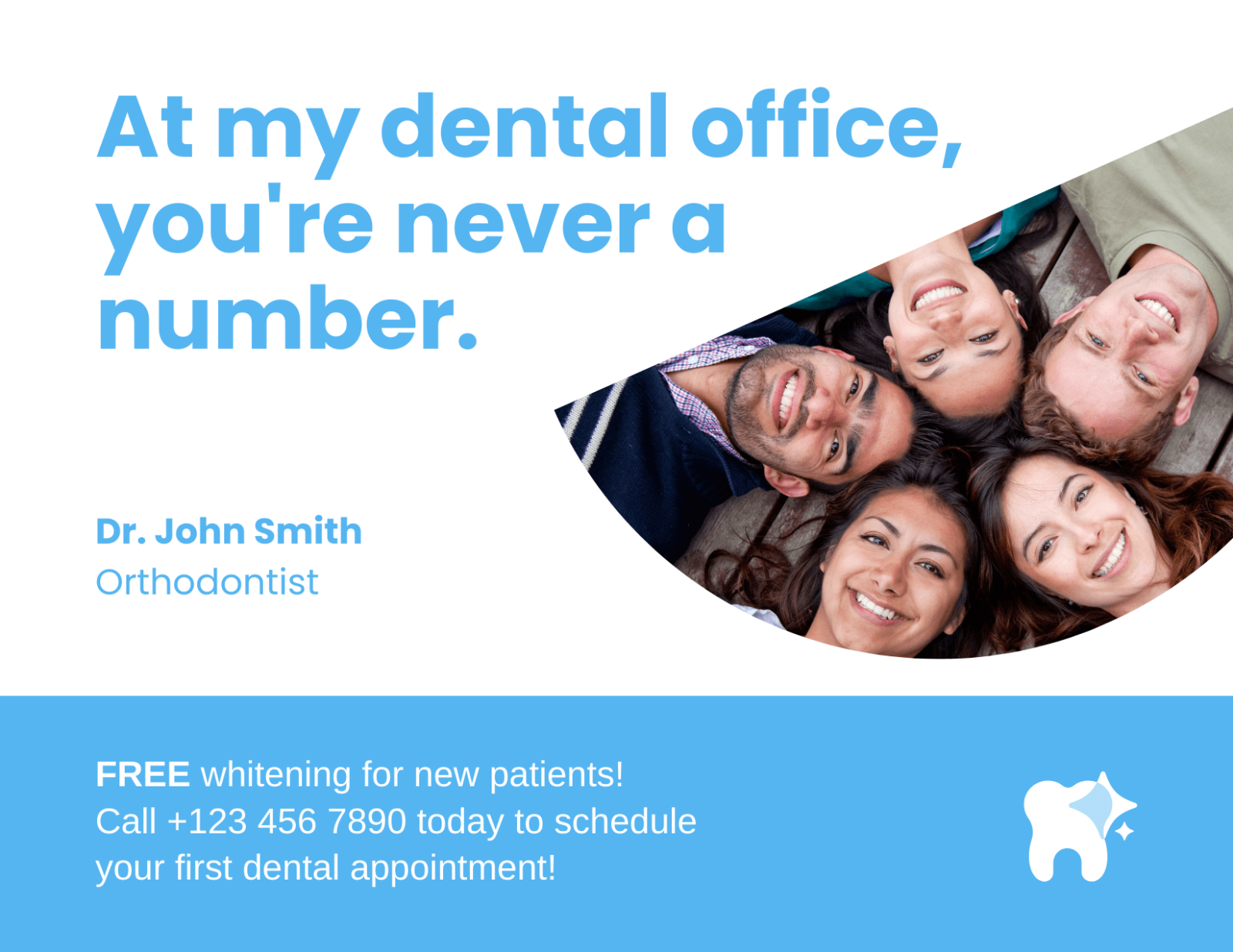 dental postcard design 2