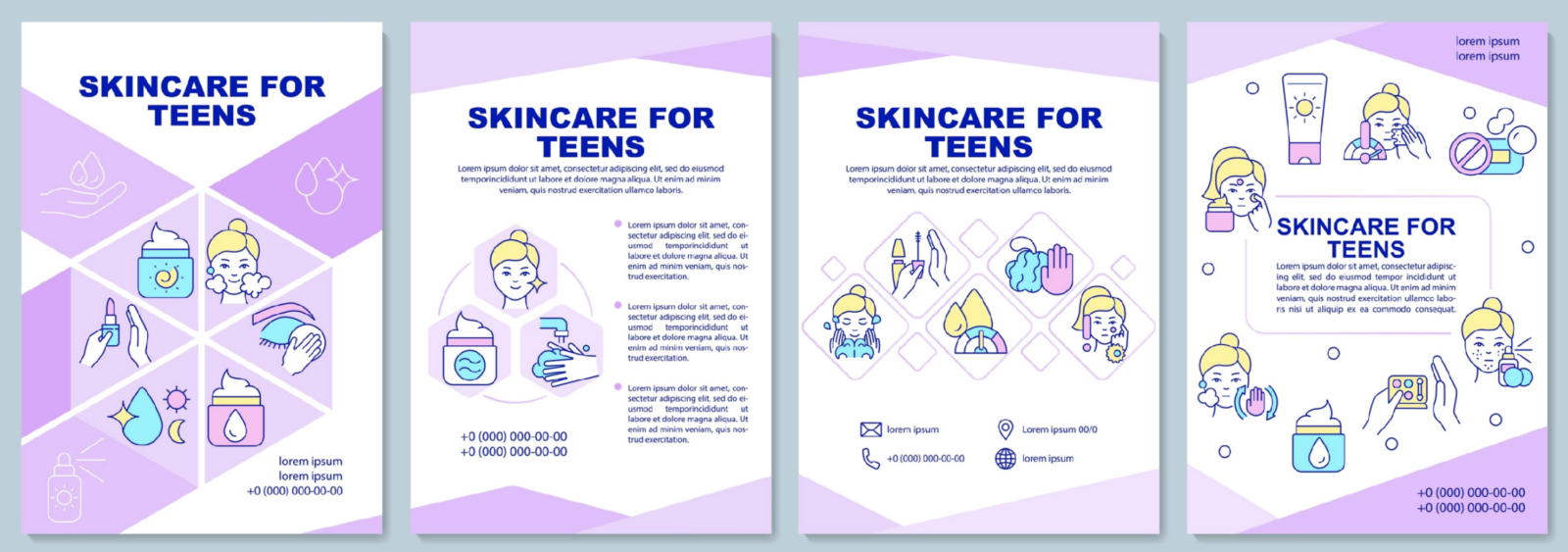skincare newsletter template