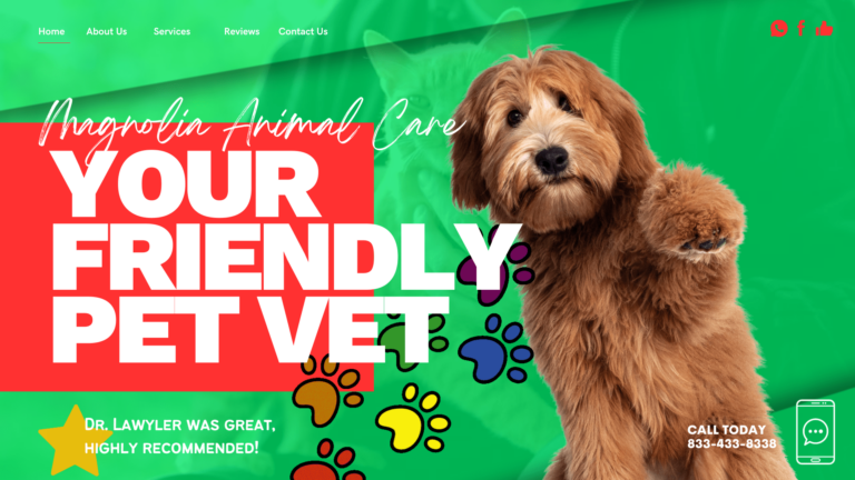Green Veterinarian website