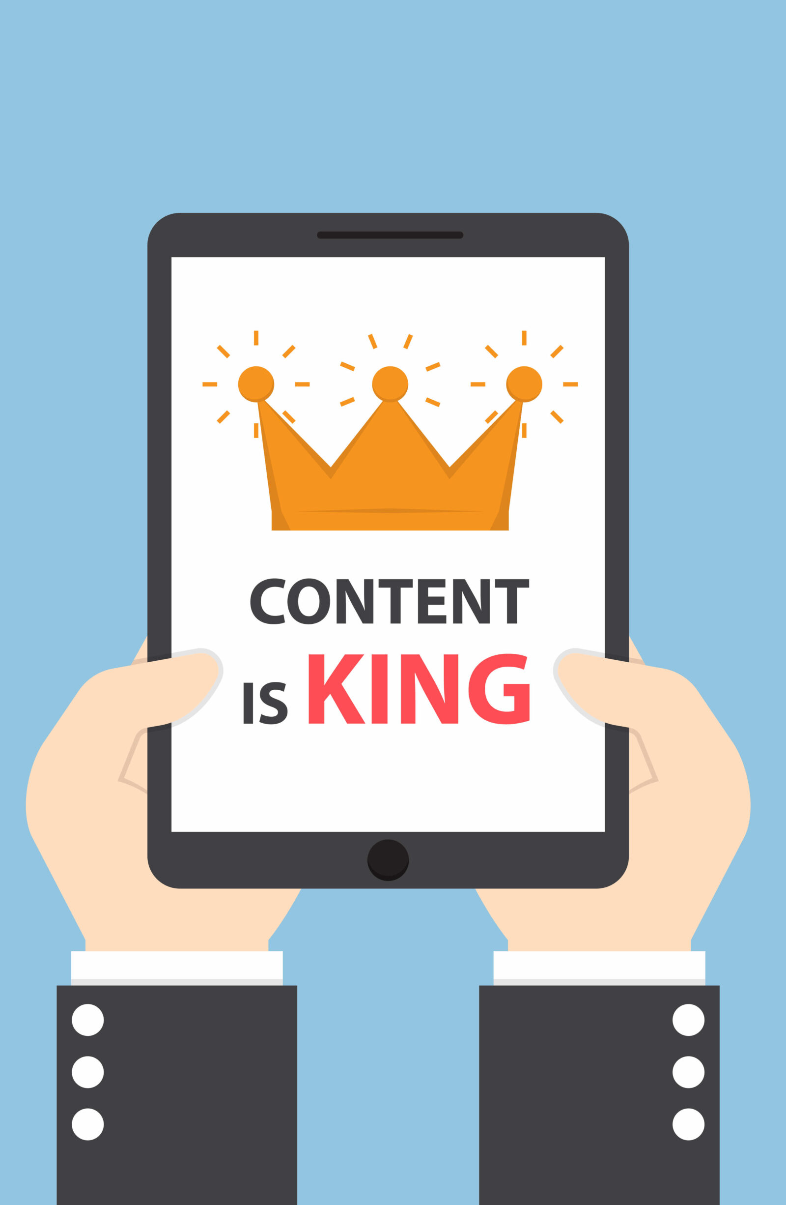 content is king on ipad