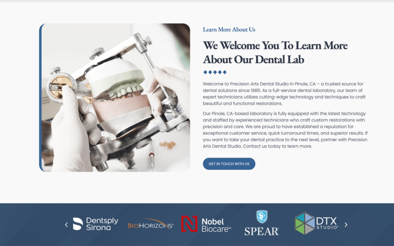navy blue dental lab website