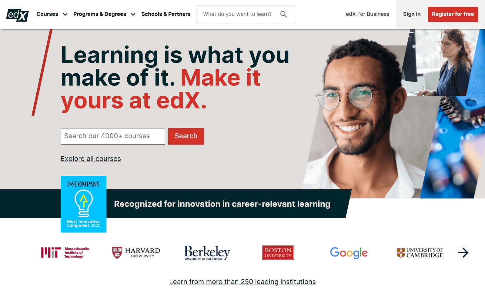 edx.org screenshot