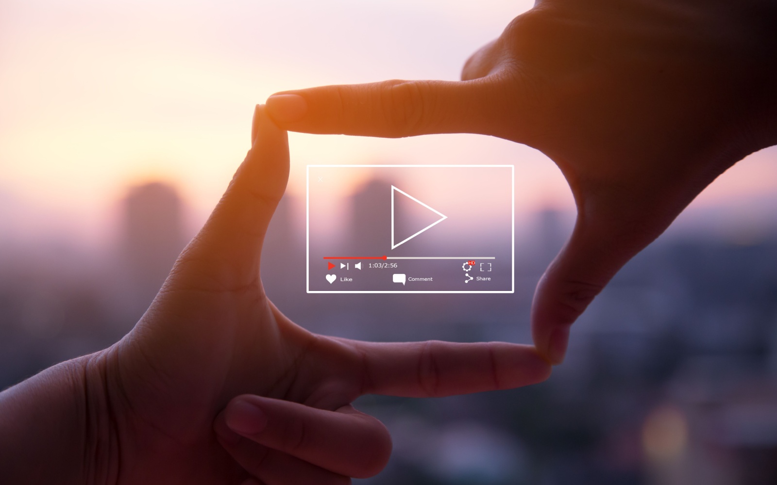Hands Framing the Appeal of Short-Form Videos